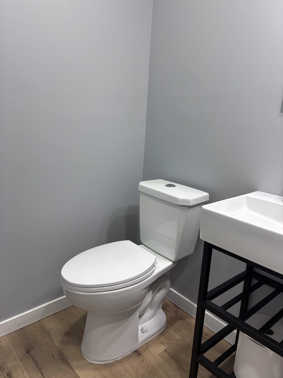 Finished bathroom remodel