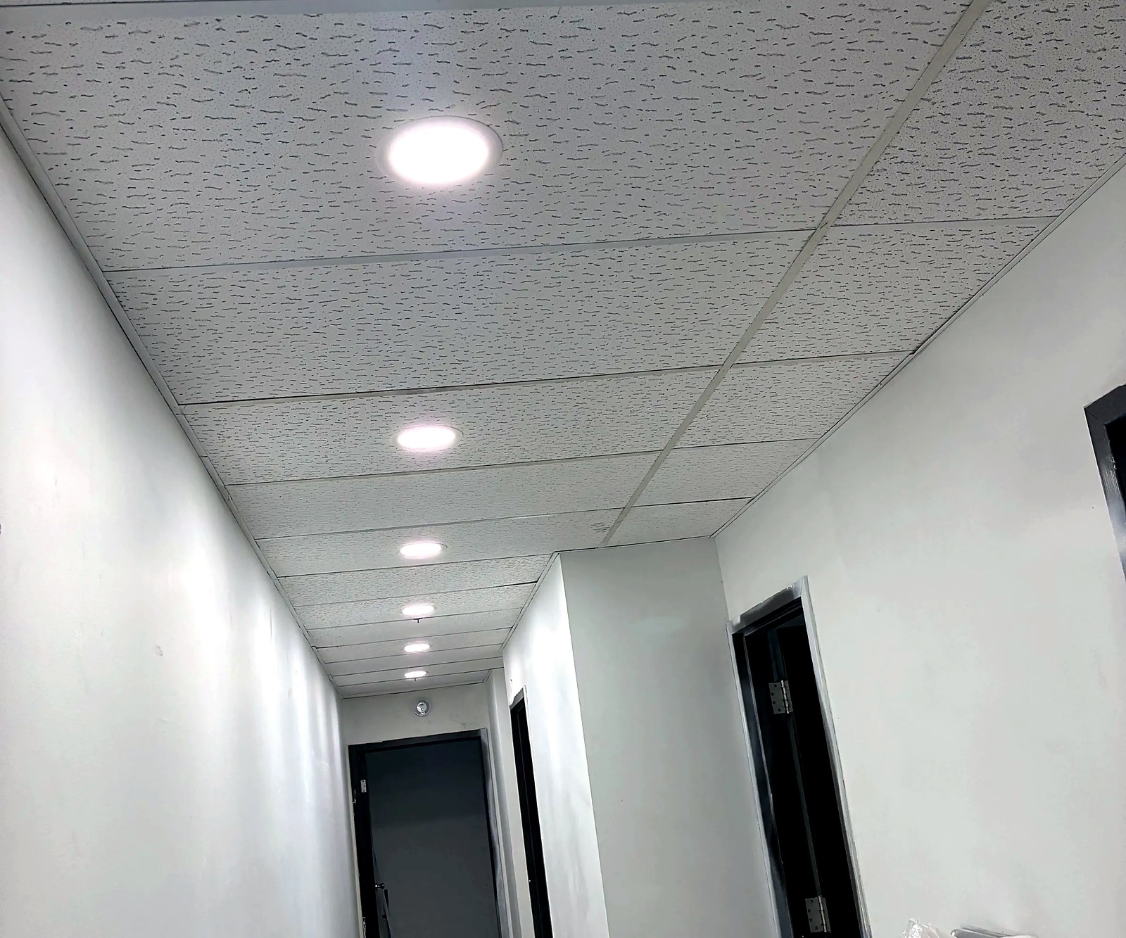 Finished commercial ceiling remodel